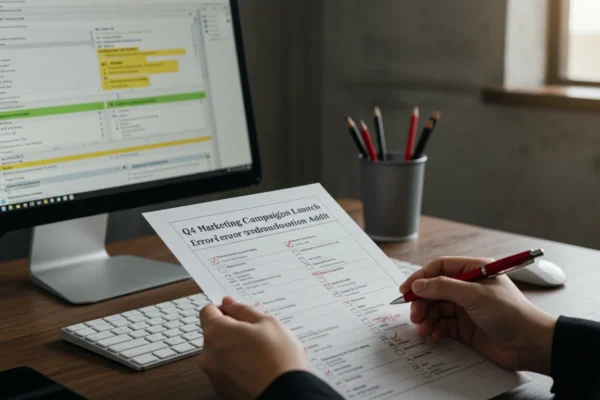 Marketing Checklists: 90% Fewer Errors by 2026