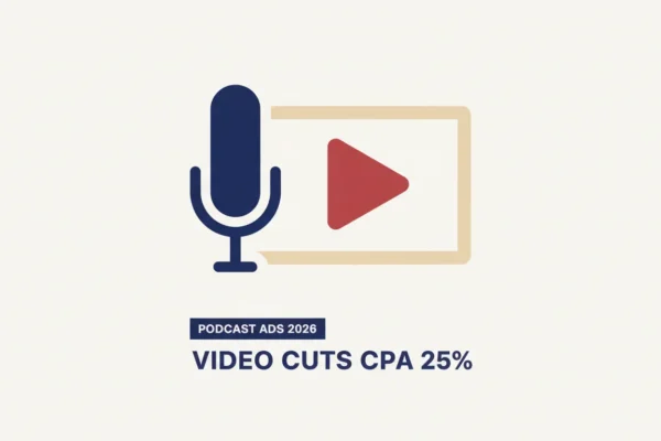 Podcast Ads in 2026: Video Cuts CPA 25%