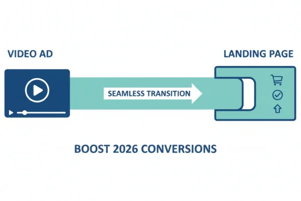 Video Ad Landing Page Cohesion: Boost 2026 Conversions