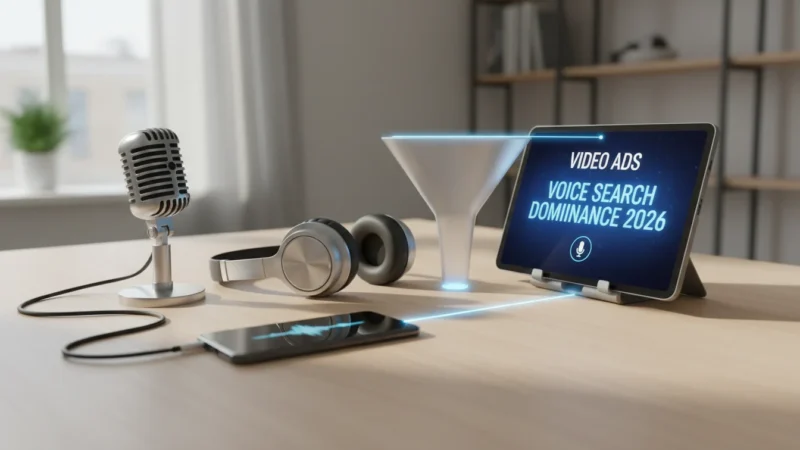 Video Ads: Voice Search Dominance by 2026