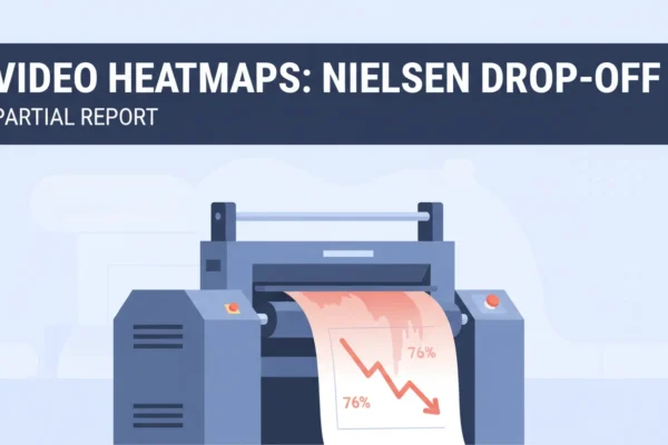Video Heatmaps: Nielsen’s 76% Drop-Off in 2026