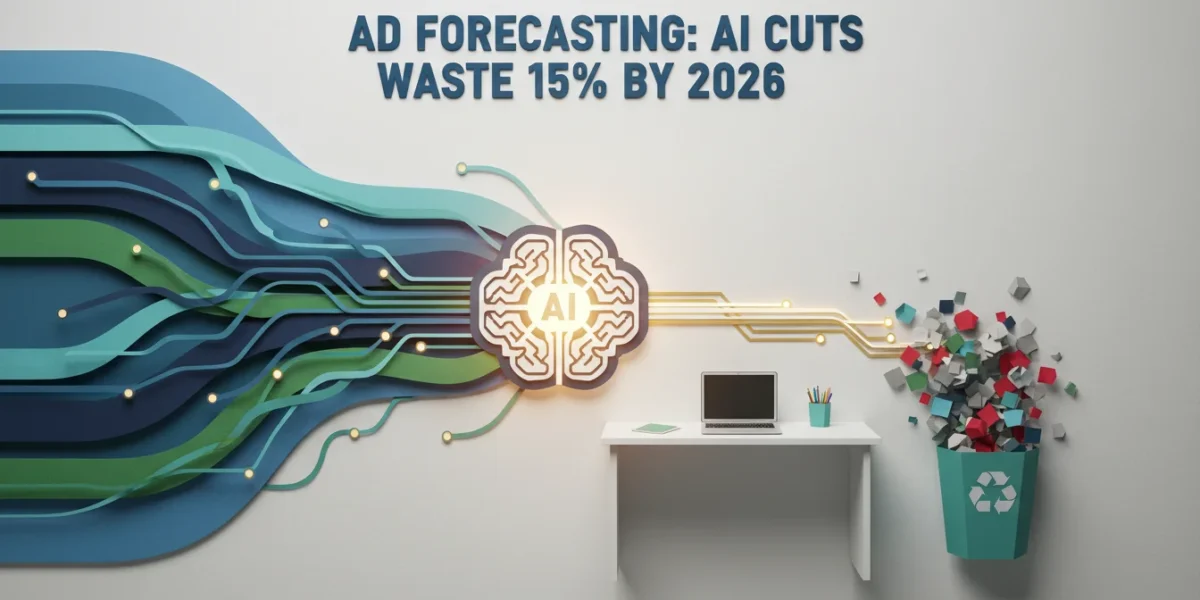 Ad Forecasting: AI Cuts Waste 15% by 2026