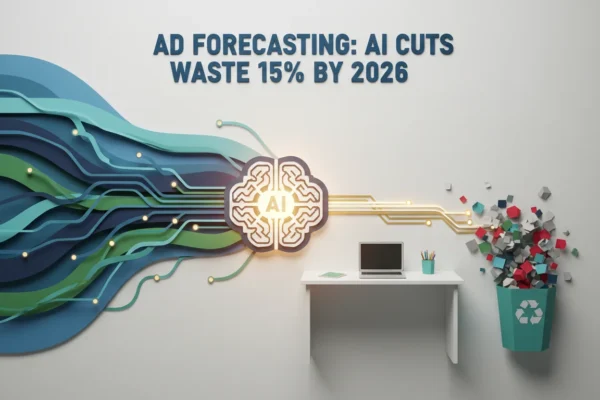 Ad Forecasting: AI Cuts Waste 15% by 2026