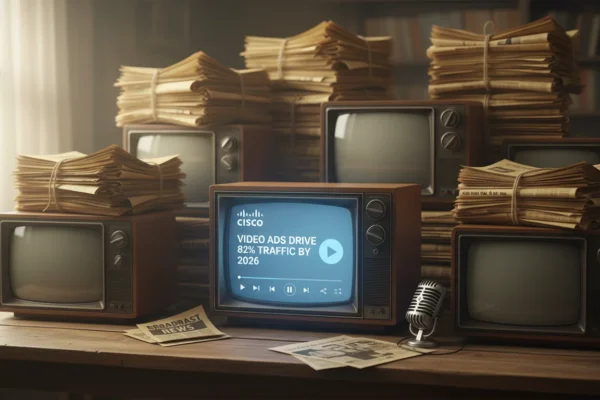 Cisco: Video Ads Drive 82% Traffic by 2026