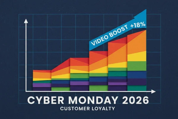 Cyber Monday 2026: Video Boosts Loyalty 18%
