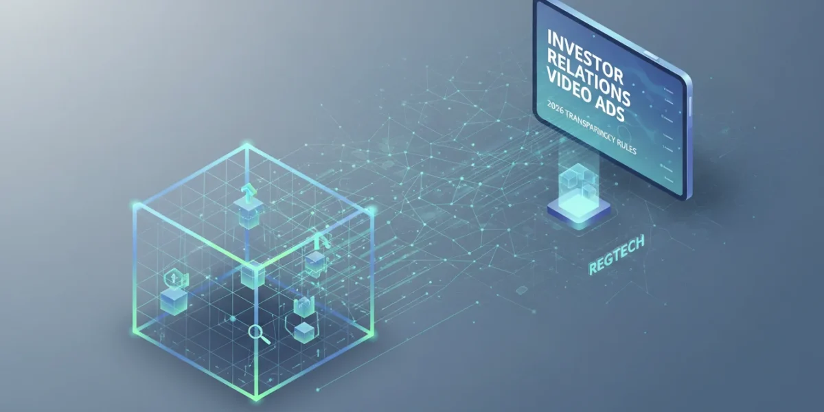 Investor Relations Video Ads: 2026 Transparency Rules