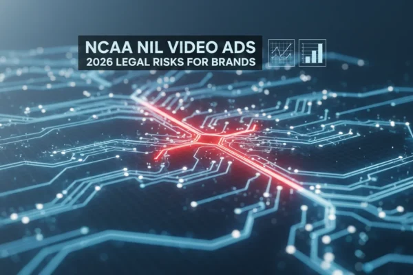 NCAA NIL Video Ads: 2026 Legal Risks for Brands