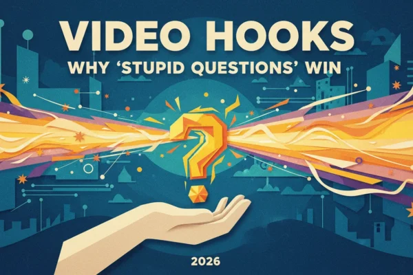 Video Hooks: Why “Stupid Questions” Win in 2026