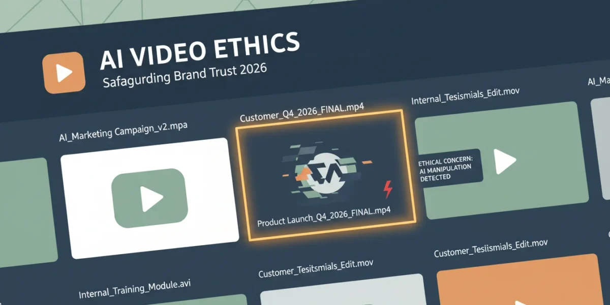 AI Video Ethics: Safeguarding Brand Trust in 2026