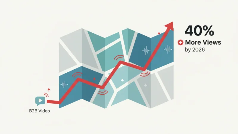 B2B Video Subtitles: 40% More Views by 2026