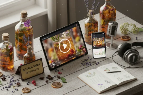 Botanical Brews: Niche Video Ads Win 2026
