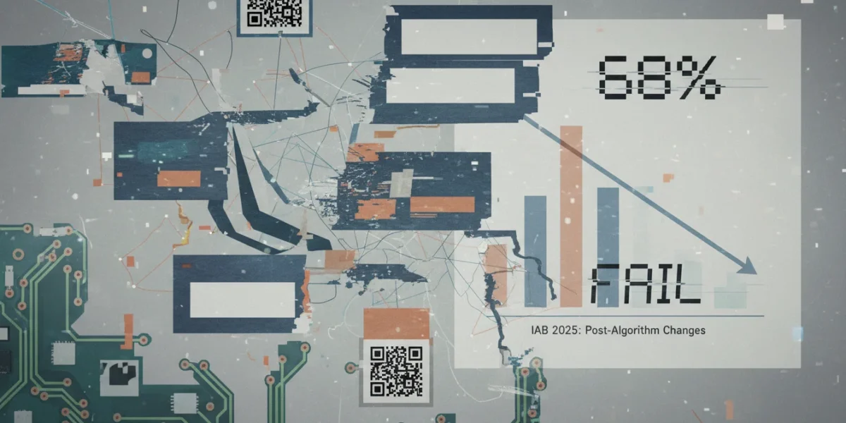 IAB 2025: 68% of Ads Fail Post-Algorithm Changes