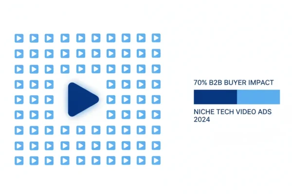 Niche Tech Video Ads: 70% B2B Buyer Impact 2024