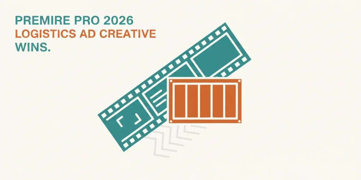 Premiere Pro 2026: Logistics Ad Creative Wins