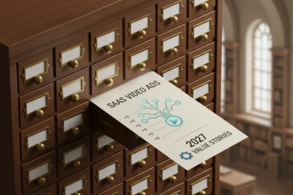 SaaS Video Ads: 4 Keys to 2027 Value Stories