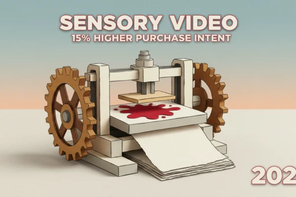 Sensory Video: 15% Higher Purchase Intent in 2026