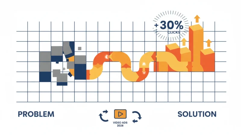 Video Ads 2026: Problem/Solution Drives 30% More Clicks